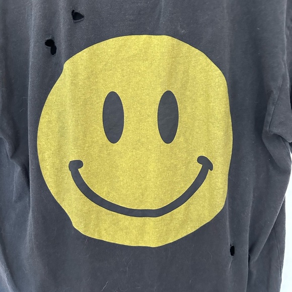 Nghtbrd smiley face cotton tee shirt. - Picture 3 of 5